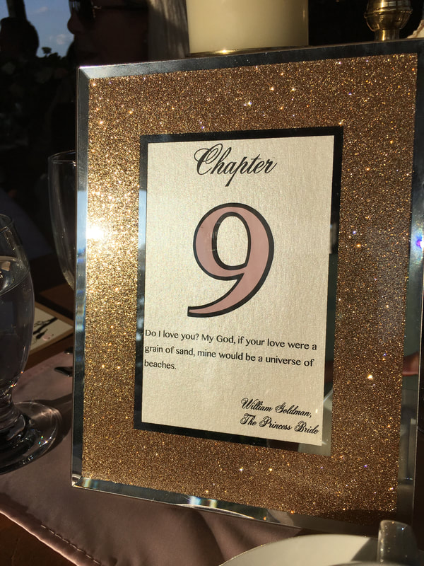 Custom Table Numbers by Pulp Creations MD