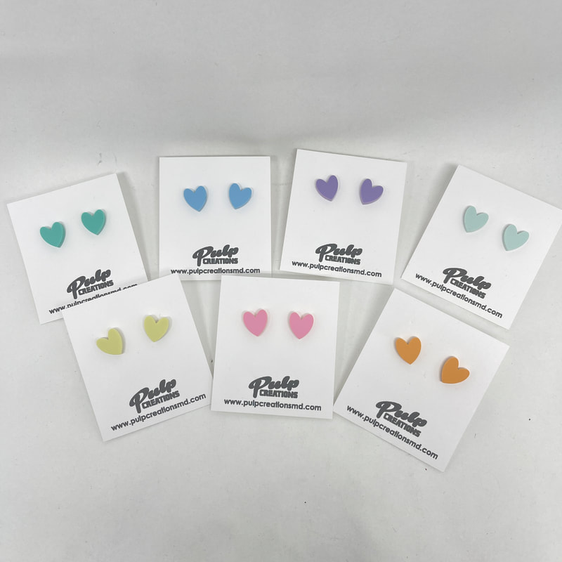 Acrylic Earring Collection by Pulp Creations MD